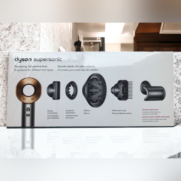 Dyson Other - Dyson Supersonic Hair Dryer with Magnetic Attachments (Nickel/Copper) #389920-01